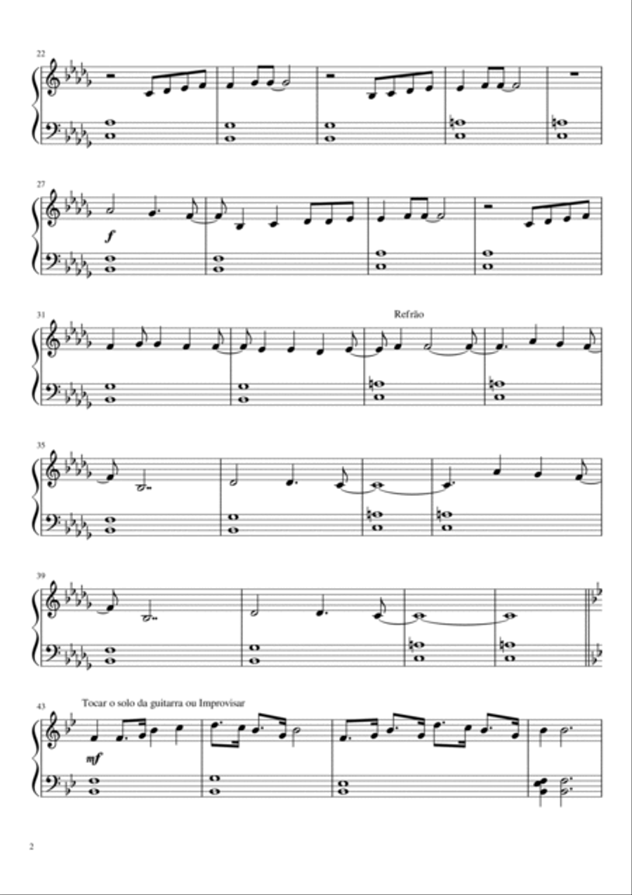 I'm Still Standing Piano Solo scores gallery preview page 2