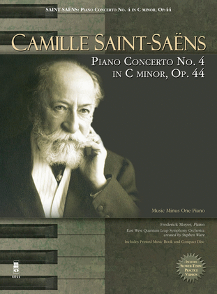 Book cover for Camille Saint-Saens - Piano Concerto No. 4 in C Minor, Op. 44