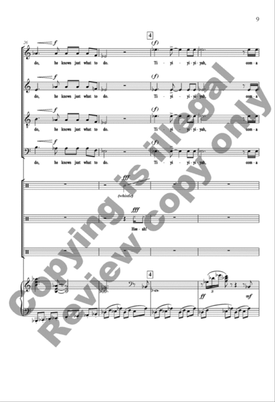 The Settling Years 4-Part scores gallery preview page 9