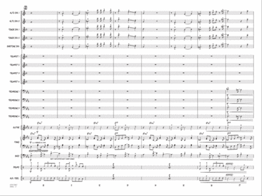 Misty (Emocionado) (arr. Michele Fernández) - Conductor Score (Full Score) Jazz Ensemble scores gallery preview page 3
