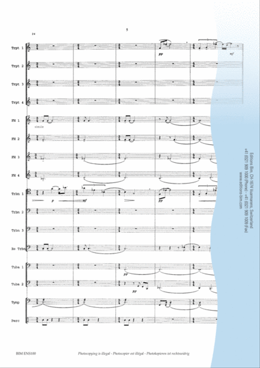 Reflections on a Dance Horn scores gallery preview page 6