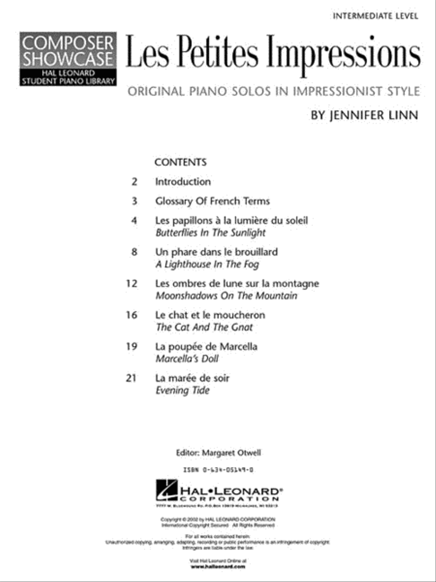 Les Petites Impressions Les Petites Impressions Piano Method scores gallery preview page 2