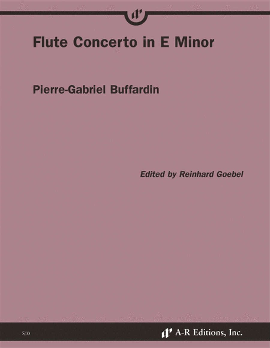 Flute Concerto in E Minor Orchestra scores gallery preview page 1