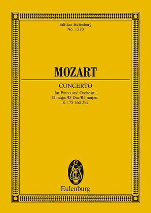 Book cover for Concerto No. 5 D major with Rondo D major