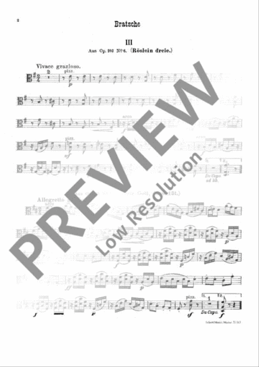 Zigeunerlieder Orchestra scores gallery preview page 11