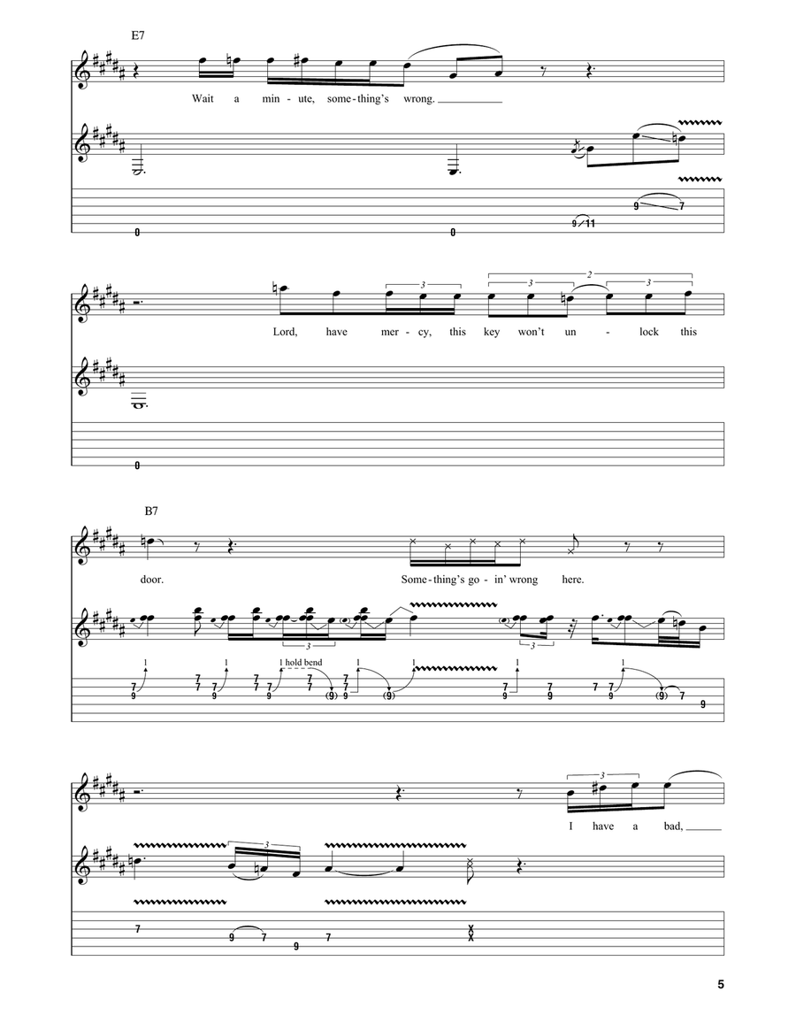 Red House Acoustic Guitar scores gallery preview page 5
