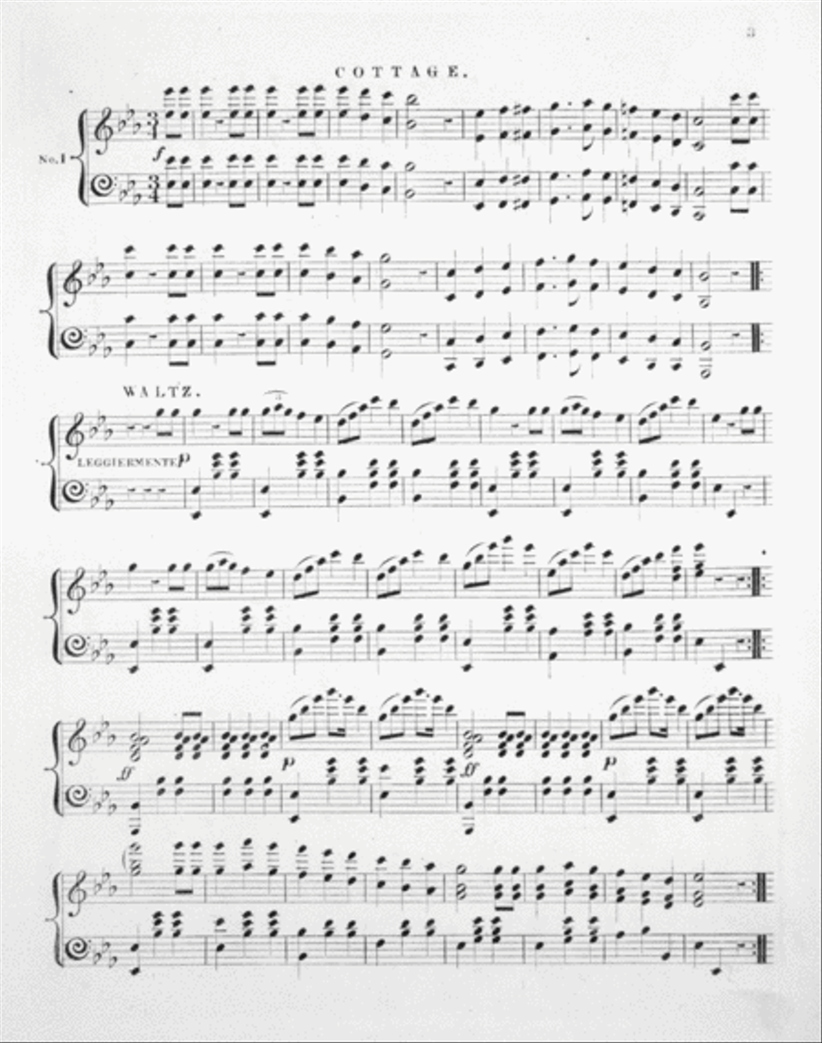 Glenmary Waltzes. No. 1 Piano Solo scores gallery preview page 2