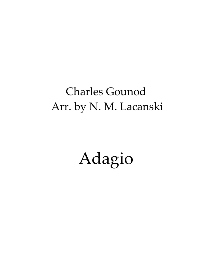 Adagio String Duet scores gallery preview page 1