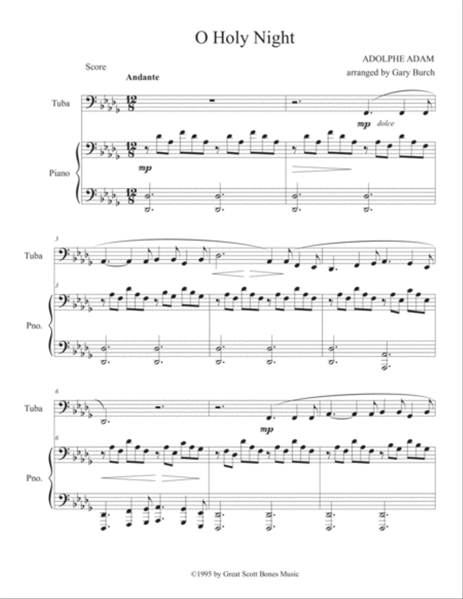 O Holy Night Piano scores gallery preview page 2