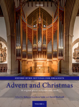 Book cover for Oxford Hymn Settings for Organists: Advent and Christmas