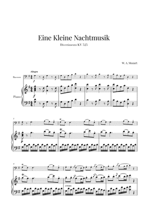 Eine Kleine Nachtmusik for Bassoon and Piano