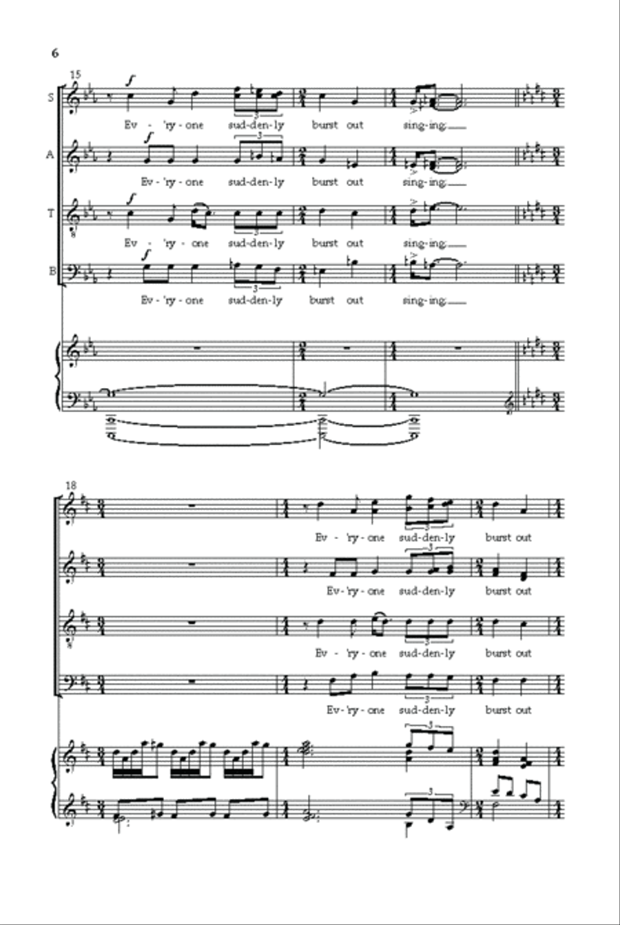 Armistice 1918 - SATB Divisi scores gallery preview page 5
