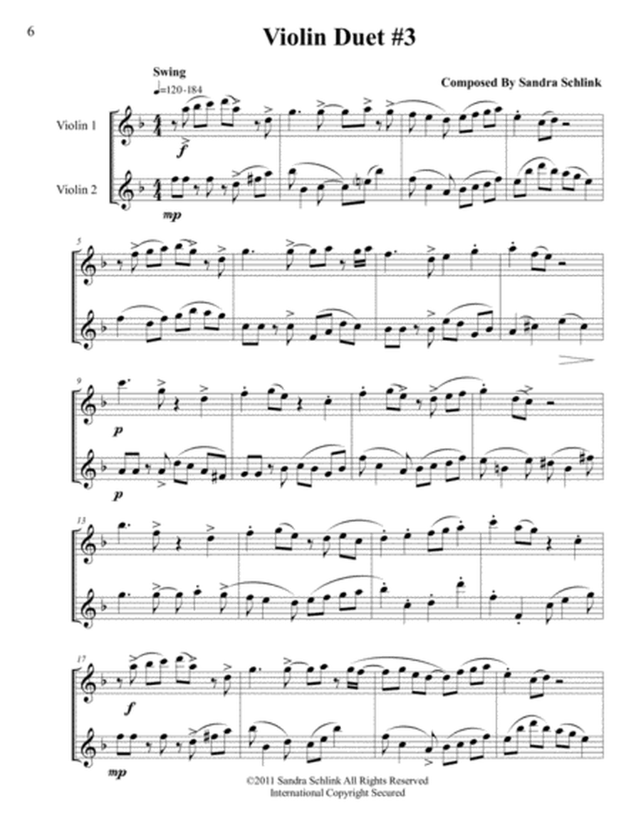 Jazz Violin Duets Book 1