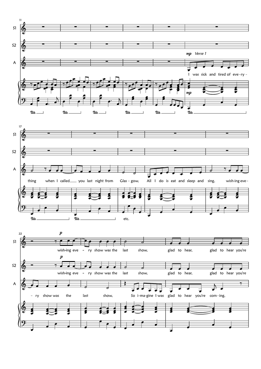 Super Trouper SSA scores gallery preview page 2