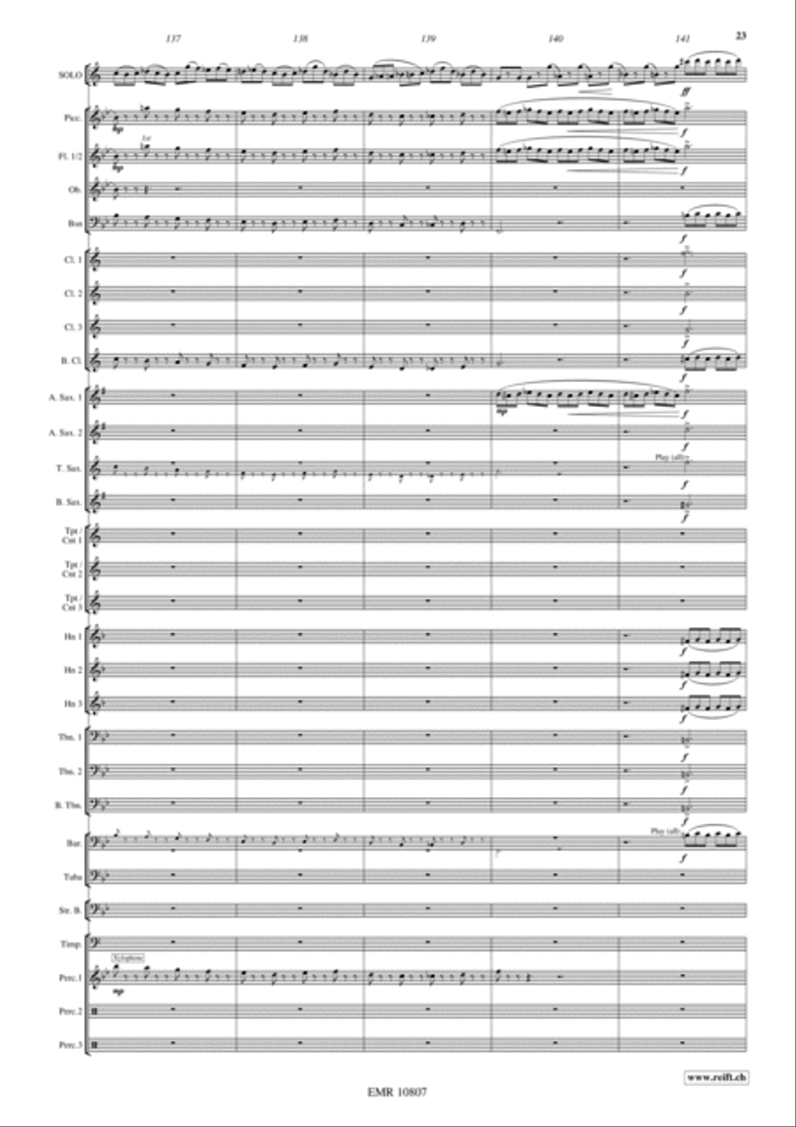 Saltatio Diabolica Saltatio Diabolica Concert Band scores gallery preview page 24