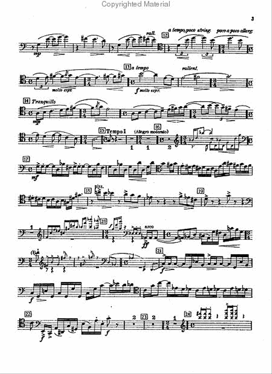 Cello Concerto C Major, Op. 37 Clarinet scores gallery preview page 5