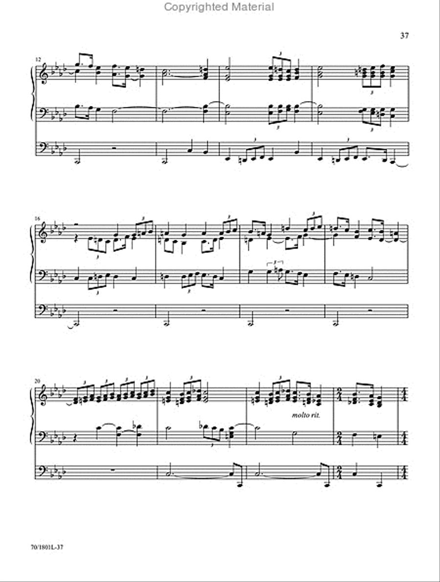 Benchmarks Organ Solo scores gallery preview page 5