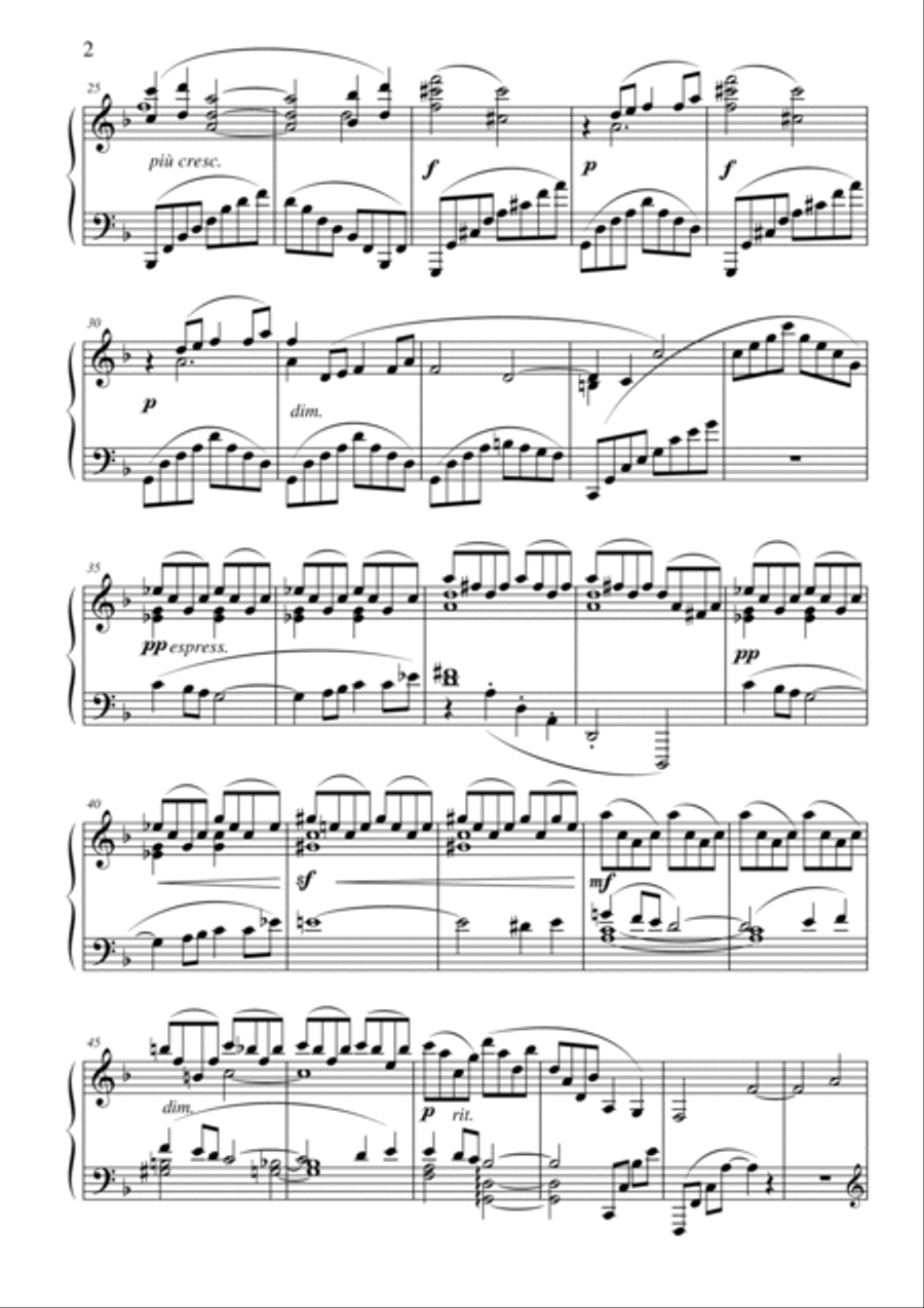 Debussy-Reverie for piano solo Piano Solo scores gallery preview page 3