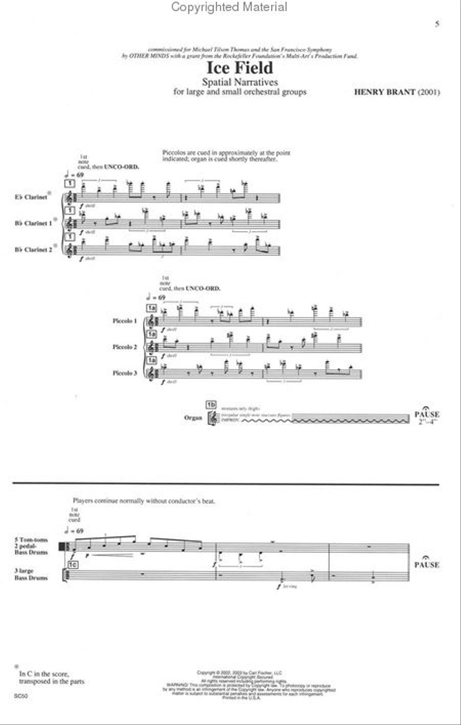 Ice Field Ice Field Orchestra scores gallery preview page 2