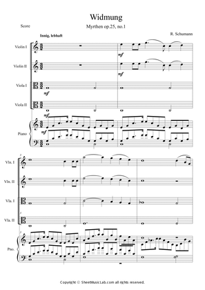 Book cover for Widmung, Op.25 no.1 in C