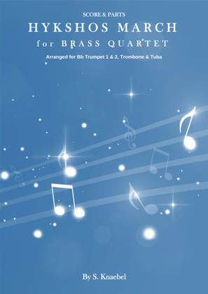 Book cover for Hykshos March for Brass Quartet