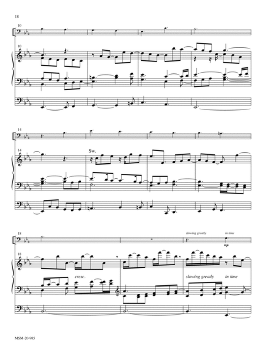 Five Preludes for Cello and Organ