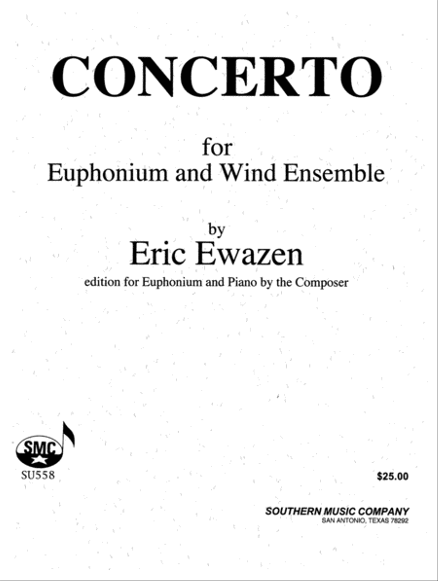 Concerto for Euphonium Baritone Horn scores gallery preview page 1