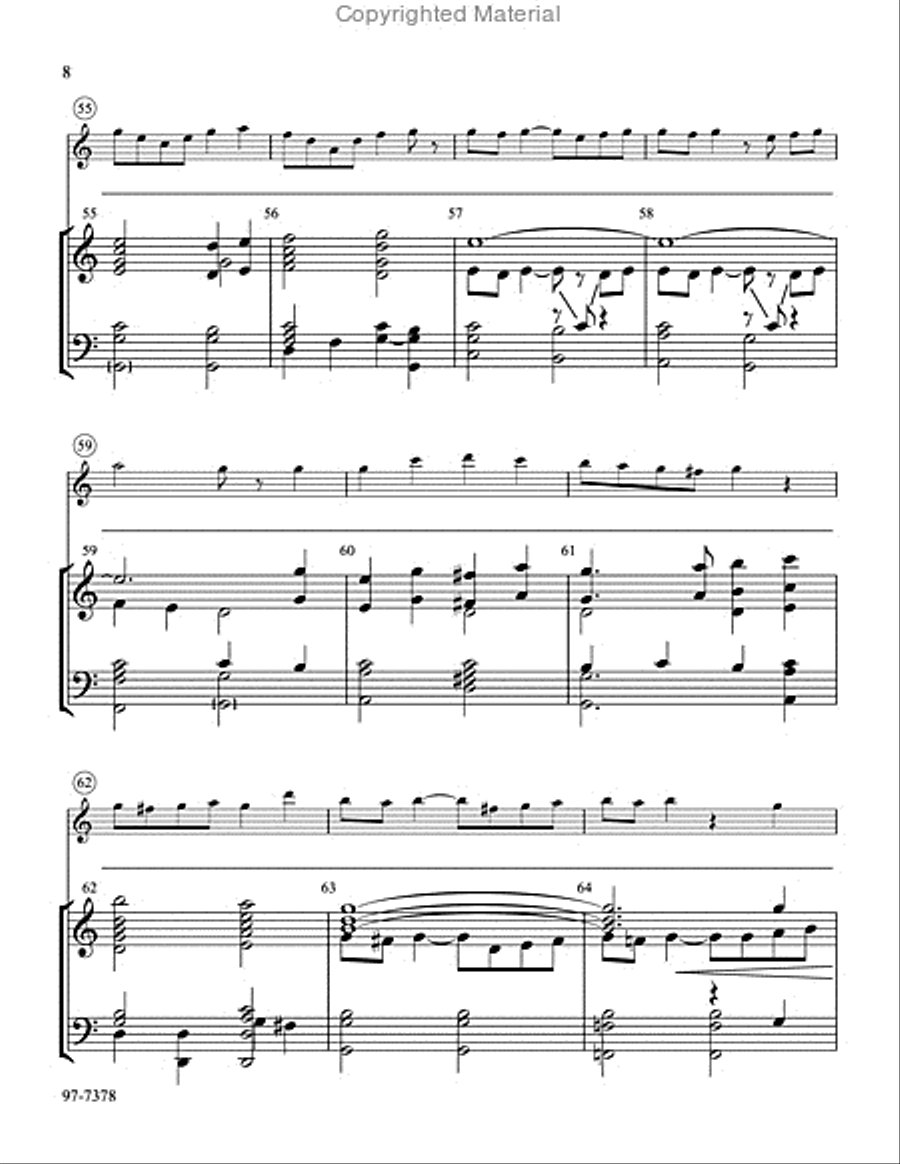 Lord, Take My Hand and Lead Me (Behnke) Handbell Choir scores gallery preview page 7