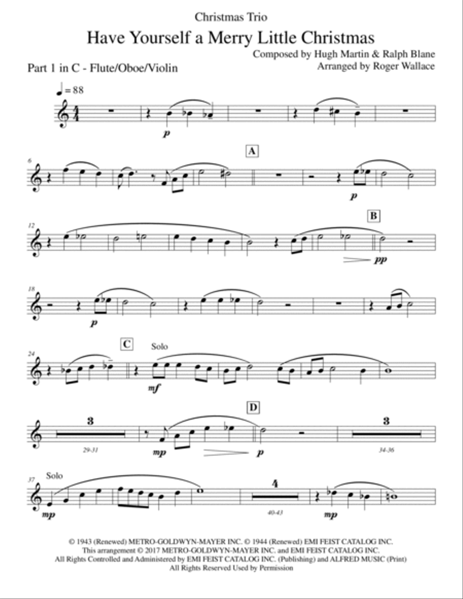 Have Yourself A Merry Little Christmas Viola scores gallery preview page 6