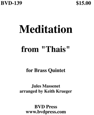 Book cover for Meditation from "Thais"