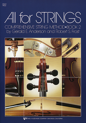 Book cover for All For Strings Book 2 - Cello