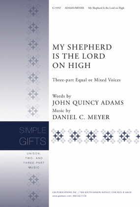 Book cover for My Shepherd Is the Lord on High