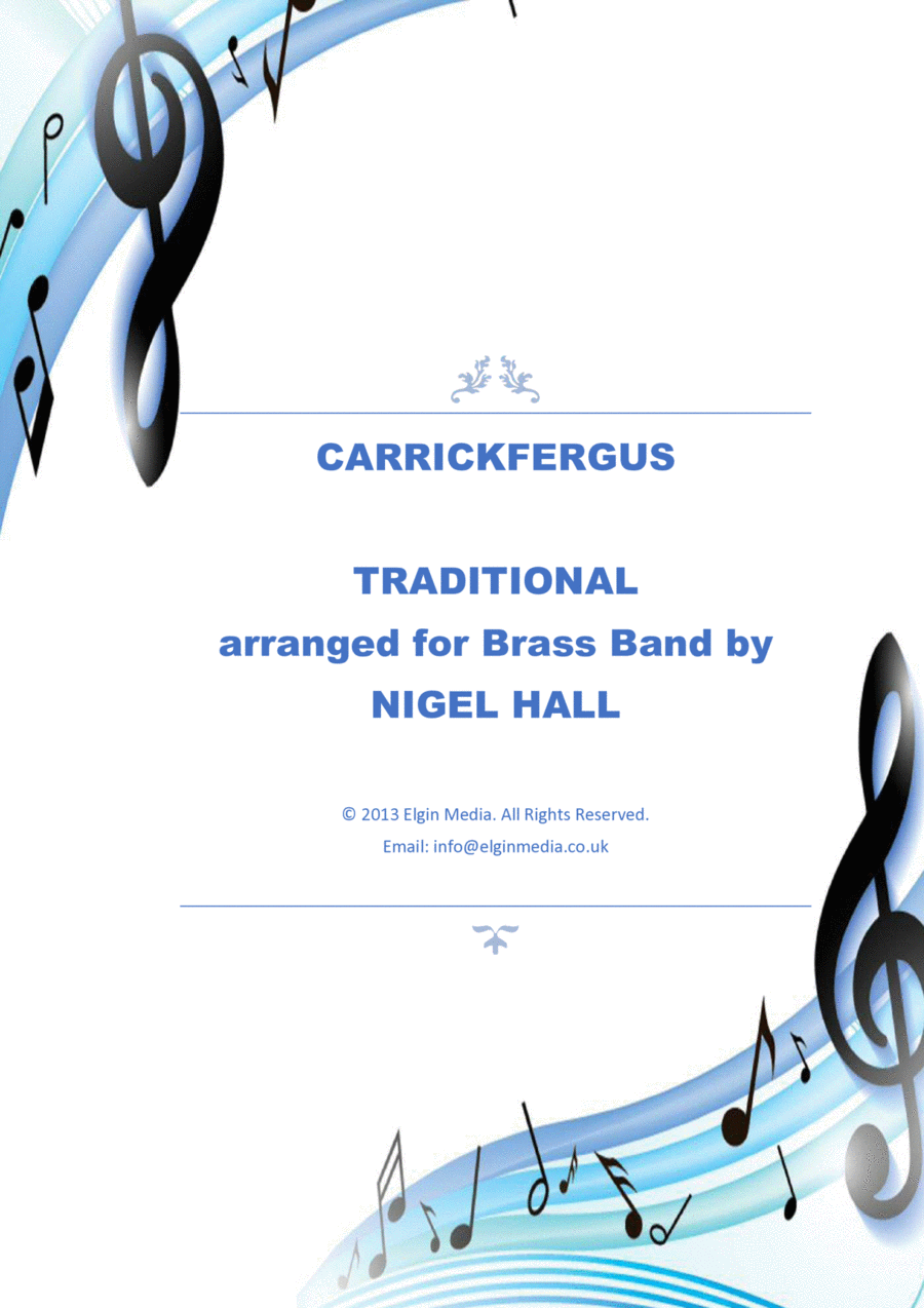 Carrickfergus - Brass Band Brass Band scores gallery preview page 1