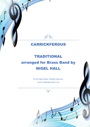 Book cover for Carrickfergus - Brass Band