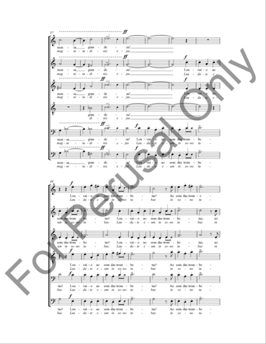 Salmo 150 4-Part scores gallery preview page 5
