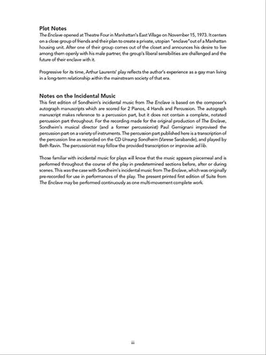 Suite from The Enclave Suite from The Enclave Percussion scores gallery preview page 3