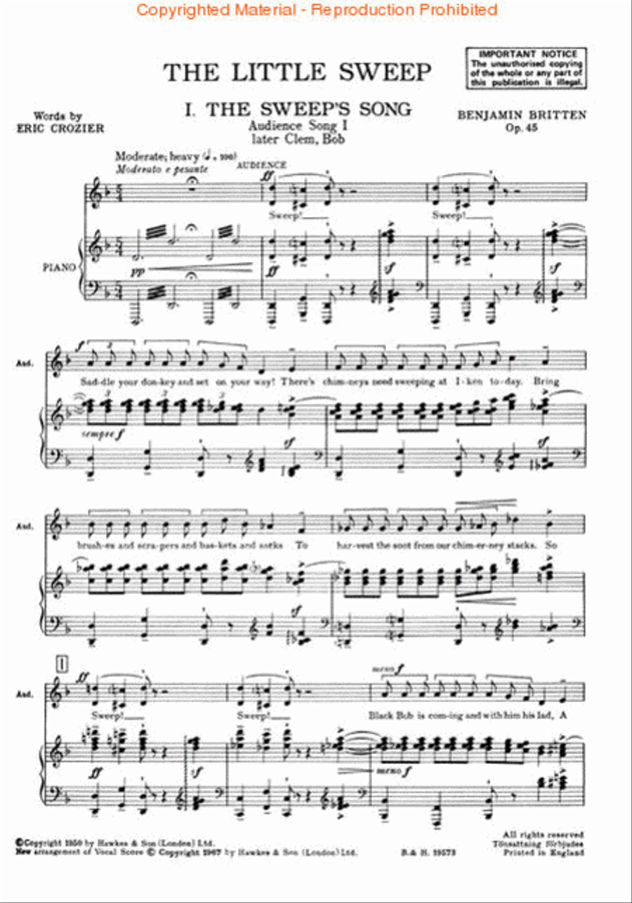 The Little Sweep, Op. 45 The Little Sweep, Op. 45 Choir scores gallery preview page 2