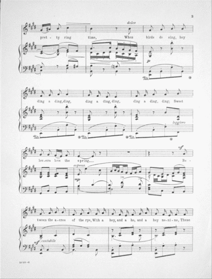 I Was A Lover And His Lass. Song Voice scores gallery preview page 3