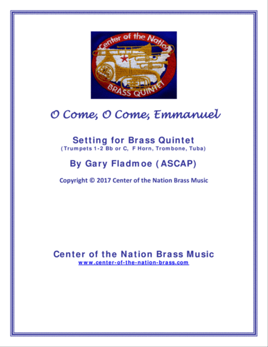 O Come, O Come, Emmanuel O Come, O Come, Emmanuel Brass Ensemble scores gallery preview page 1