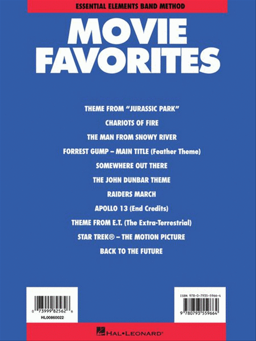 Essential Elements Movie Favorites Concert Band Methods scores gallery preview page 6
