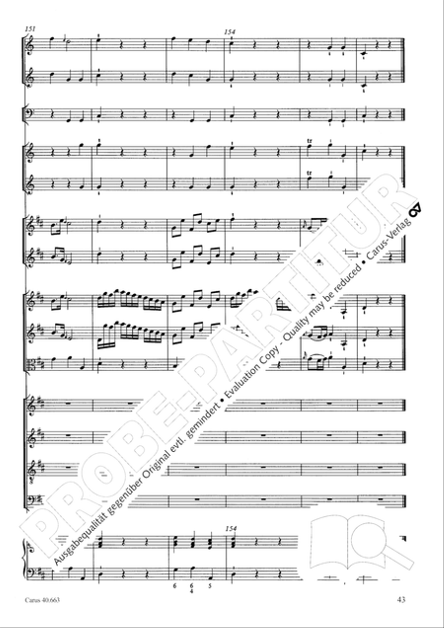 Mass in D minor (Missa in d) ATB scores gallery preview page 59