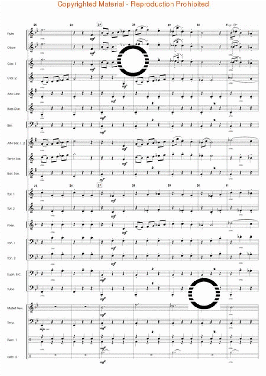 Peer Gynt Suite No. 1 Concert Band scores gallery preview page 20