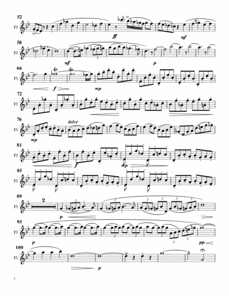 Pavane, Gabriel Faure, op. 50, for flute, b flat clarinet, and bassoon or cello image number null