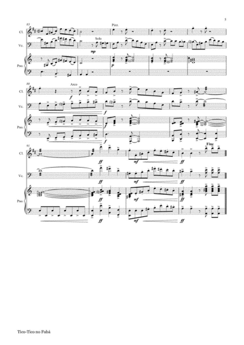 Tico-Tico no Fubá - Choro - Piano Trio