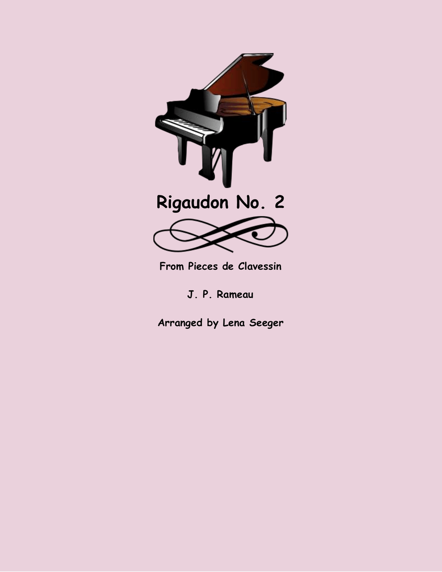Rigaudon String Duet scores gallery preview page 1