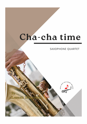 Book cover for Cha-cha time (for saxophone quartet)