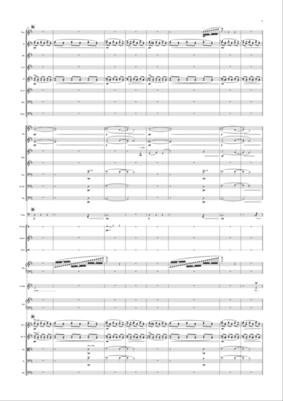 Crown of Thorns, Crowns of Glory (When I Survey the Wondrous Cross) for Soprano Solo and Orchestra Full Orchestra scores gallery preview page 5