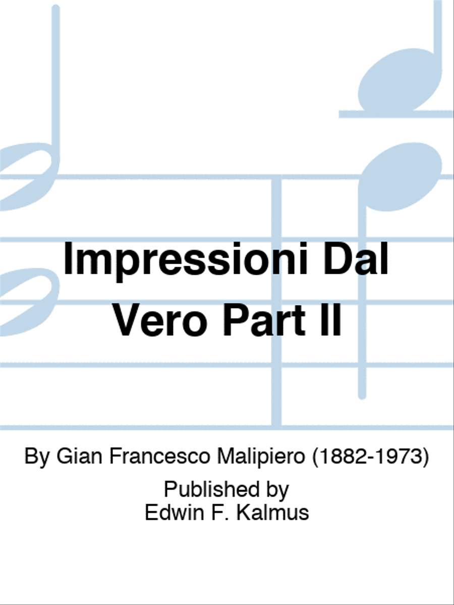 Impressioni Dal Vero Part II Set of Parts scores gallery preview page 1