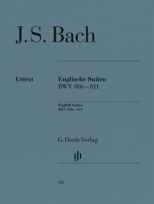 Book cover for English Suites BWV 806-811
