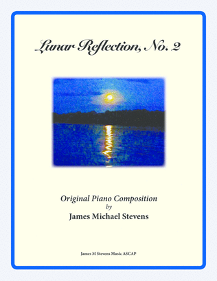 Book cover for Lunar Reflection, No. 2 (Romantic Piano)